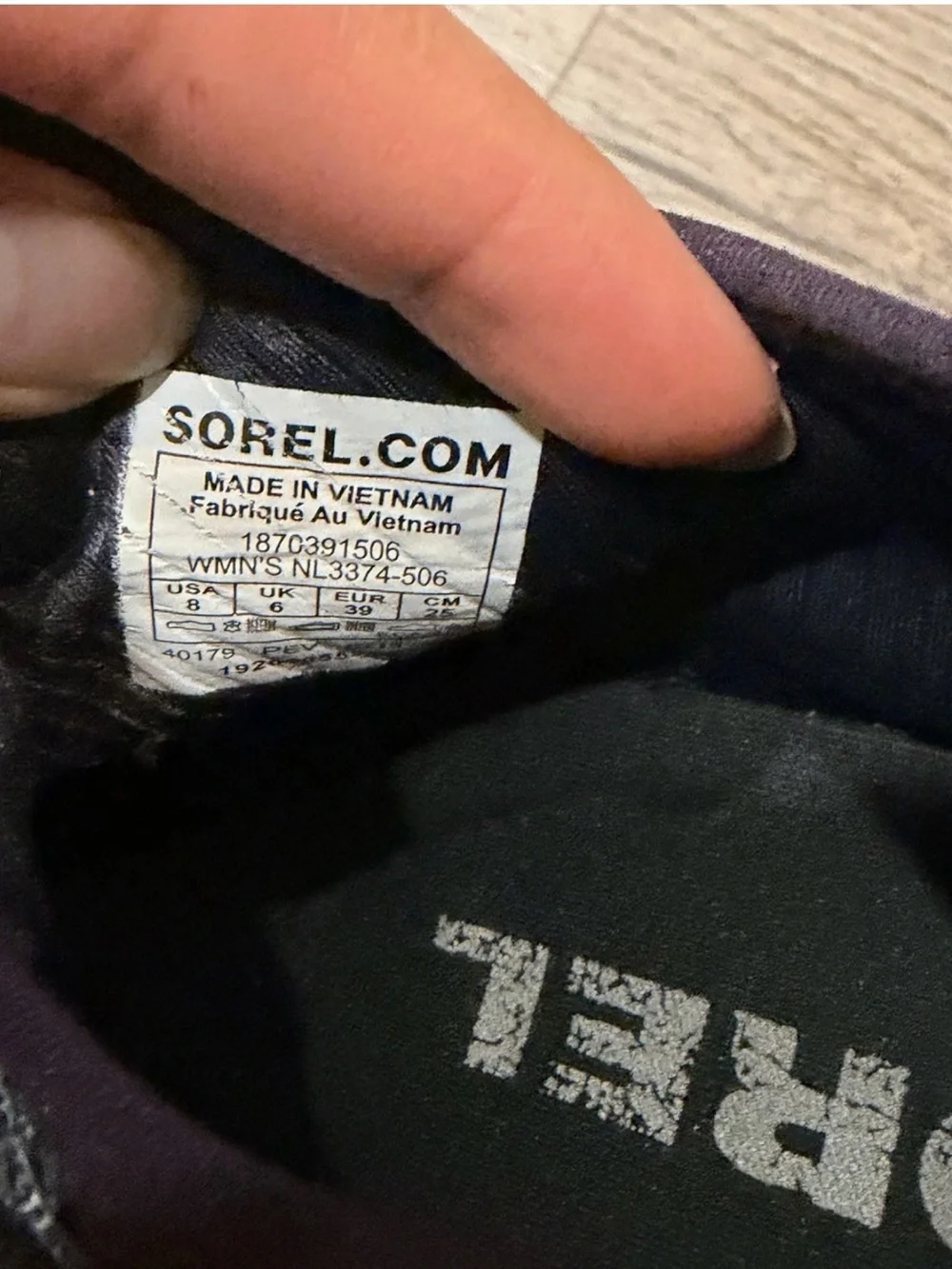 Sorel Women’s Sz 8 Kinetic Sneak Purple Slip-on Hook Loop Shoes NL3374-506